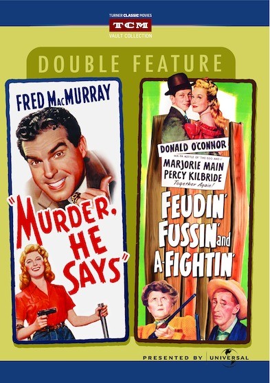 Feudin', Fussin' and a-fightin' / Murder, He Says DVD