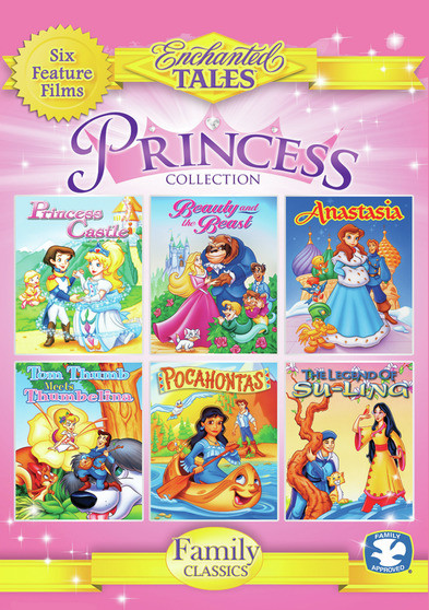 Princess Collection - Princess Castle, Beauty and the Beast, Anastasia, Tom Thumb Meets Thumbelina, Pocohontas, and the Legend of Su-Ling