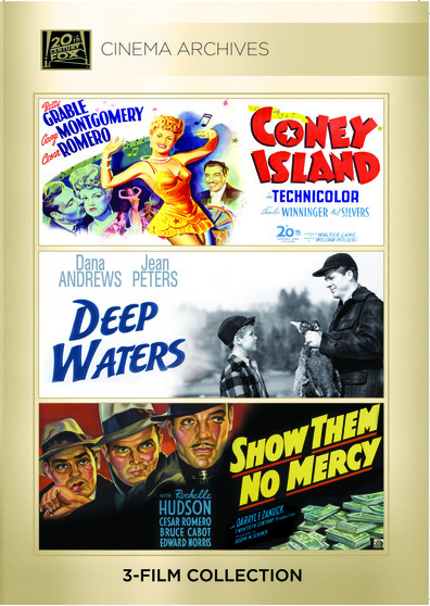 (Cesar Romero Set) Coney Island 1943; Deep Waters 1948; Show Them No Mercy! 1935