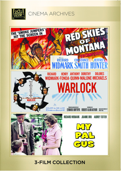 (Richard Widmark)Red Skies Of Montana; Warlock; My Pal Gus