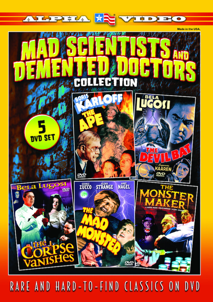 Mad Scientists And Demented Doctors Collection