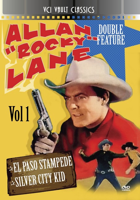 Allan "rocky" Lane Western Double Feature Vol 1 (el Paso Stampede & Silver City Kid)