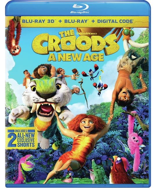 The Croods: A New Age [Blu-ray 3D + Blu-ray + Digital Combo Pack]