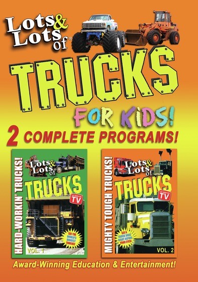 Lots & Lots of Trucks for Kids -- 2 Complete Programs!
